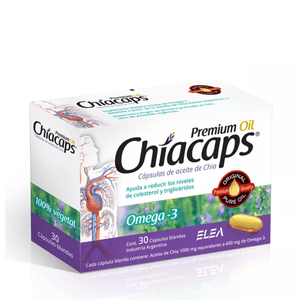 Chiacaps Premium aceite de chía x30 cápsulas blandas