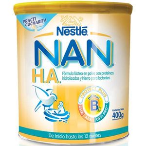 Nestle leche NAN HA hipoalergénica x 400gr