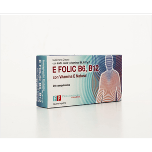 E Folic B6 Y B12 X 30 Comp Vitaminas + Acido Folico Original