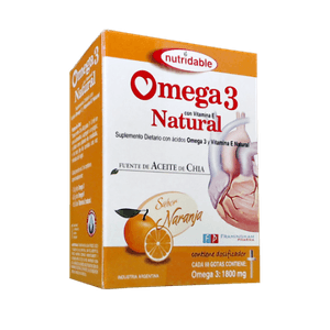 Nutridable Omega 3 natural en gotas 60ml naranaja