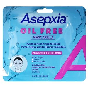 Asepxia mascarilla oil free antiacné 10 unidades