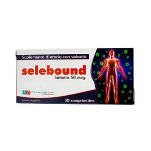 Selebound selenio orgánico antioxidante 30 comprimidos