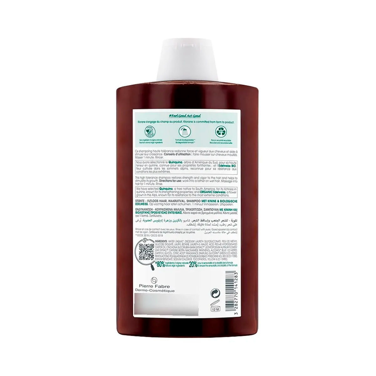 Shampoo klorane quinina 400ml