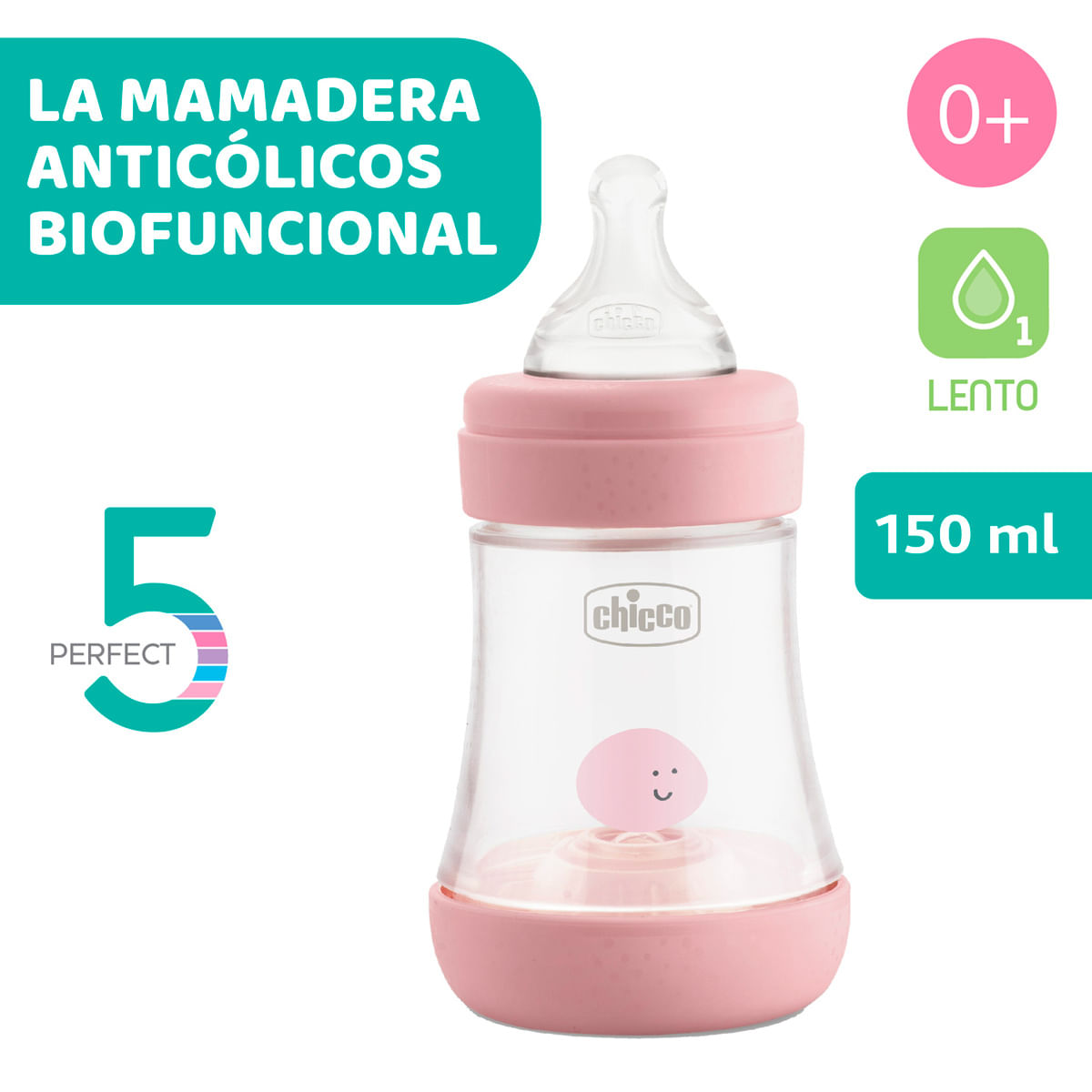 Biberón Natural Feeling 150ml para recién nacidos