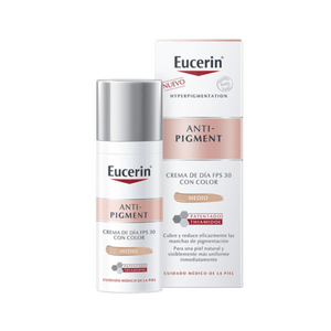 Eucerin anti pigment crema facial de día FPS30 tono medio
