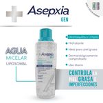 Agua Micelar Asepxia Gen Piel Grasa con Brillo x 200 ml